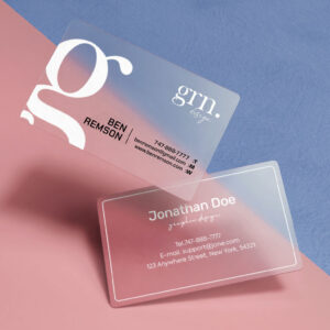 Translucent Business Cards