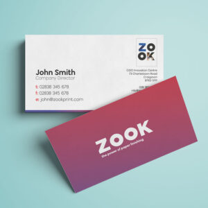 Velvet Laminated Business Cards