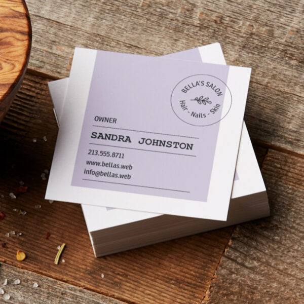 Square Business Cards - Image 3