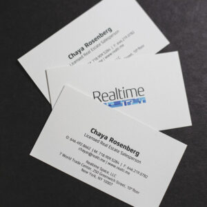 Linen Business Cards