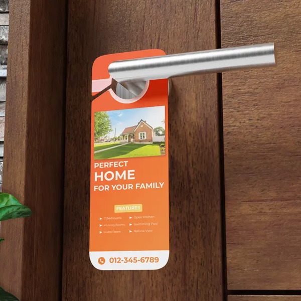 Euro Cut Door Hangers printing Dubai